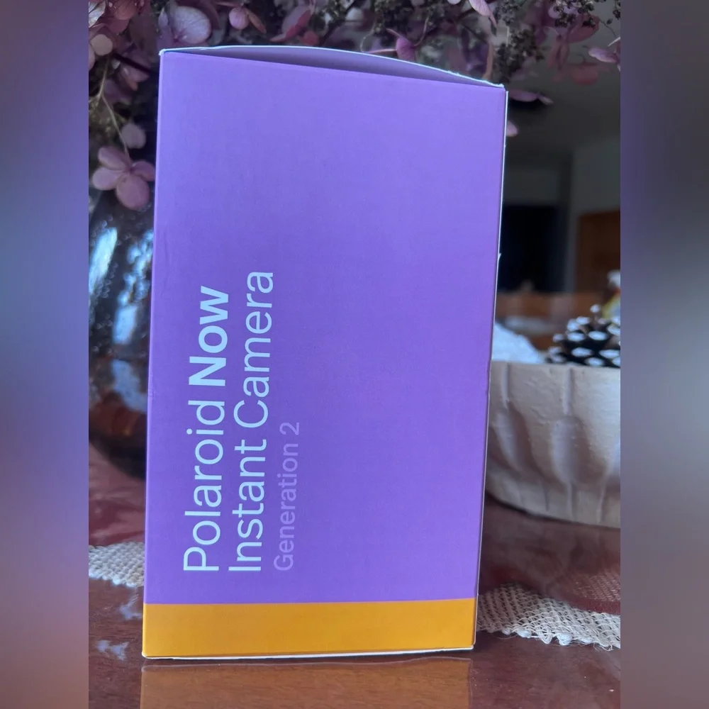 Polaroid Now Instant Camera with Film - Purple